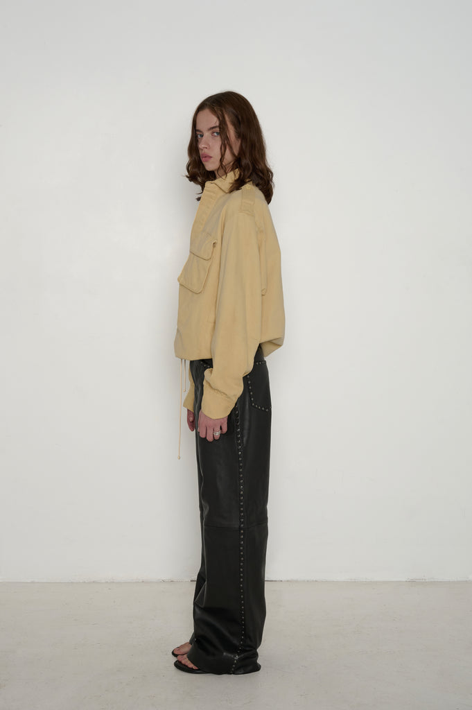 パーツ Ryet T01 Leather Black 78g Veda Kennedy Studded Leather Pant Black | BOTTOM/PANT | VEDA