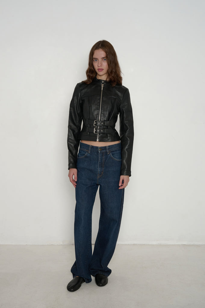 Veda Liberty Leather Jacket Black / S Veda Liberty Leather Jacket Black / S