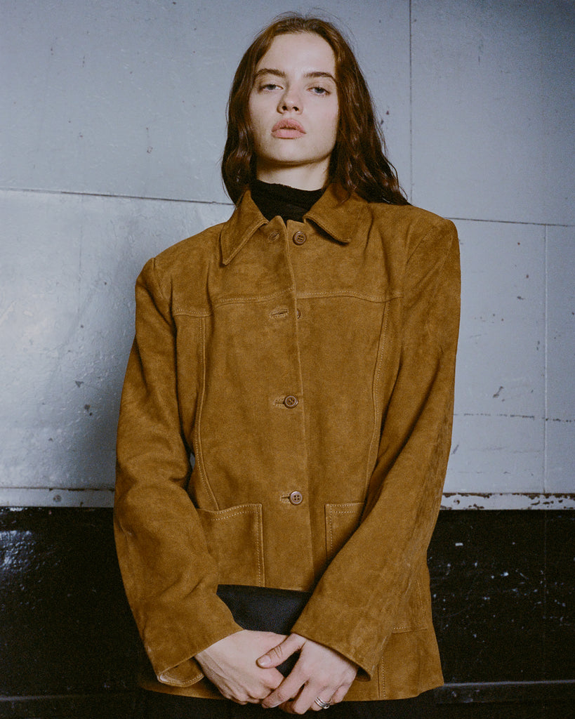 Lincoln Suede Shirt Jacket Topanga Canyon | TOP | VEDA
