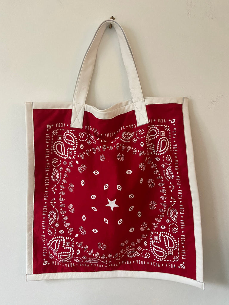 Red Bandana Tote Bag -  Sweden